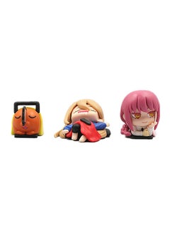 General 5 sleep chainsaw human figure electric Machima, Hayakawa Akipava, toy model twisted egg doll ornament (3-4 cm)  - Image 3