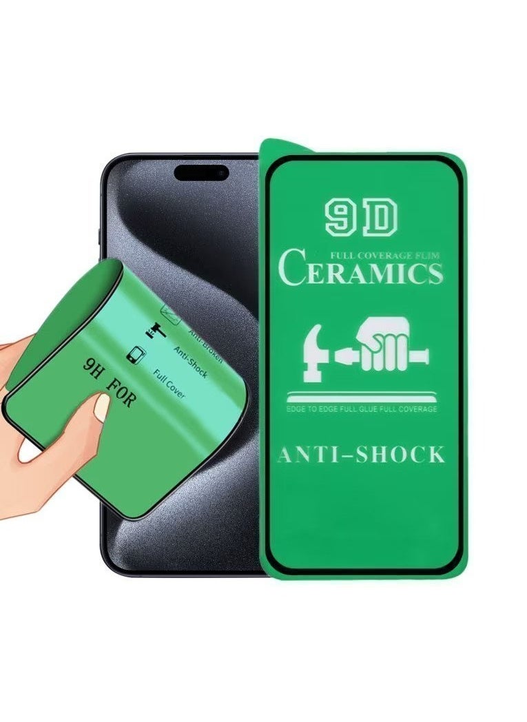 CERAMIC Screen protector compatible with iPhone 15 Pro Max 5G Matte Screen Protector Anti-Glare Anti-Fingerprint 3D Touch Easy Install,[Gaming] Matte Finish Surface ceramic film (NOT Glass)  - Image 1
