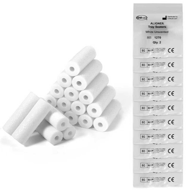 B Rush 20 قطعة تشوي لعدسات إنفزلاين، أدوات وضع العدسات للفرزات غير المرئية، أدوات وضع عدسات الأسنان تشوي، أدوات تقويم الأسنان لقضم الأسنان بدون نكهة عبوة من 2 (بدون نكهة) - Image 5