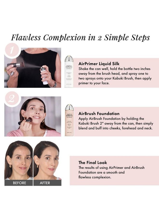 Jerome Alexander Magicminerals Airbrush Foundation By Jerome Alexander3Pc Spray Makeup Set With Antiaging Ingredients For Smooth Radiant Skin (3 Piece Set Warm Beige)  - Image 4