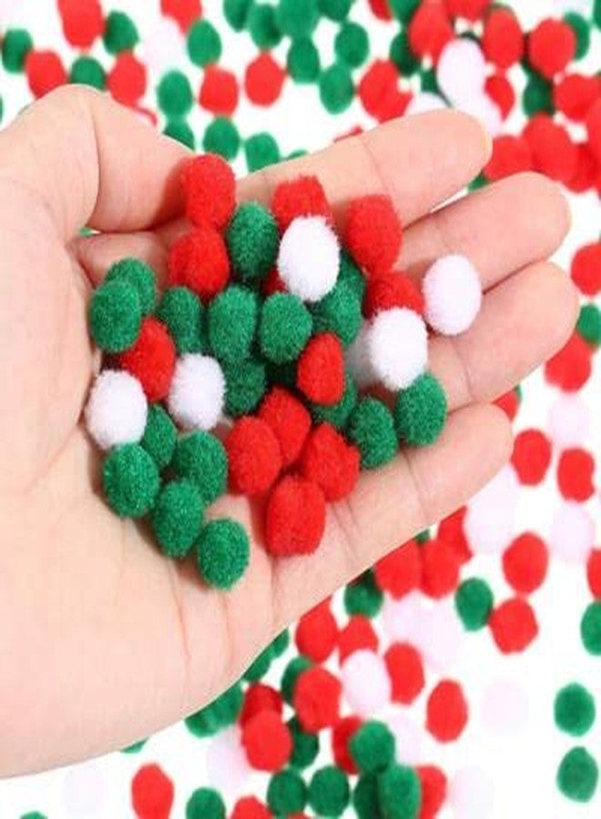 ANDES Craft Supplies Set - Pipe Cleaners Set Which & Pipe Cleaners, Pom Poms,Sticks,Wiggle Googly Eyes，Scissors & for DIY School Art Projects (Christmas Pipe-300pc) - Image 5