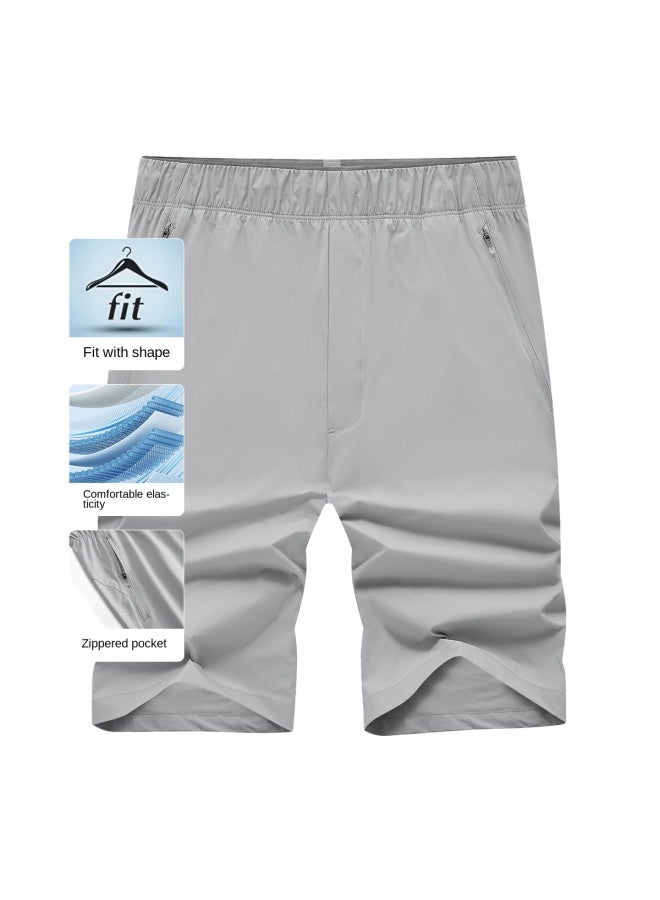 Septwolves Lightweight And Breathable】solid Color Simple And Versatile Casual Men's Shorts For Summer Sports And Leisure - Image 4