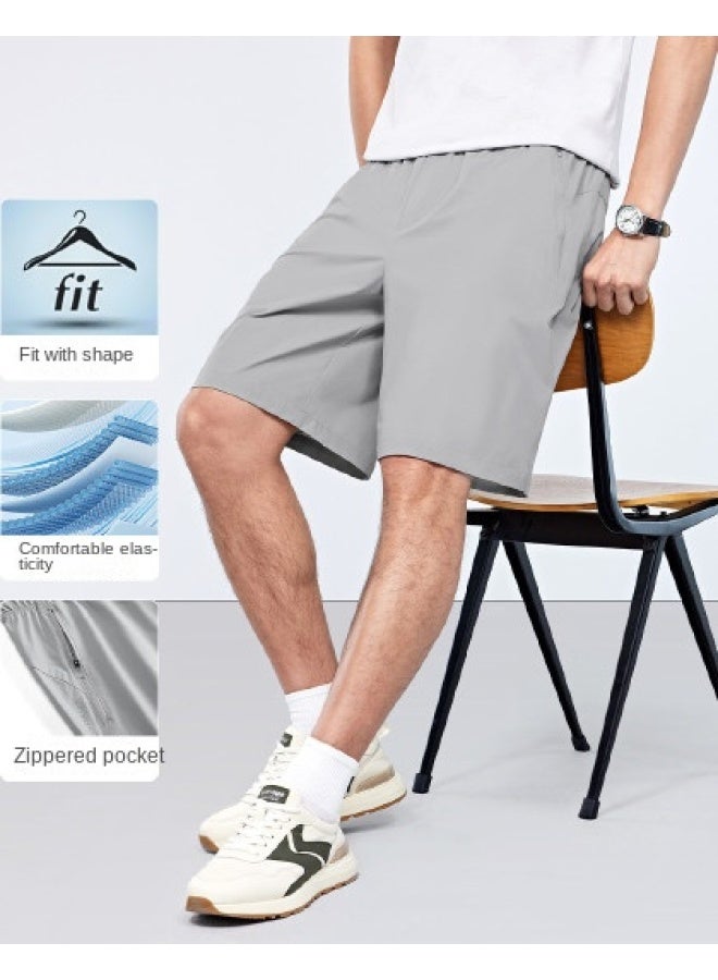 Septwolves Lightweight And Breathable】solid Color Simple And Versatile Casual Men's Shorts For Summer Sports And Leisure - Image 1