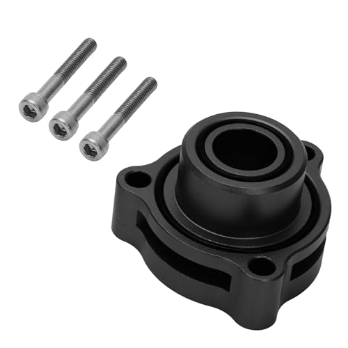 WIKIBB Blow Off Valve Adapter BOV Adapter Compatible with 2019+ Ford Mustang Bronco Explorer Ranger 2.3L 2.7L 3.0L EcoBoost Engine- CNC Billet Aluminum Black - Image 1