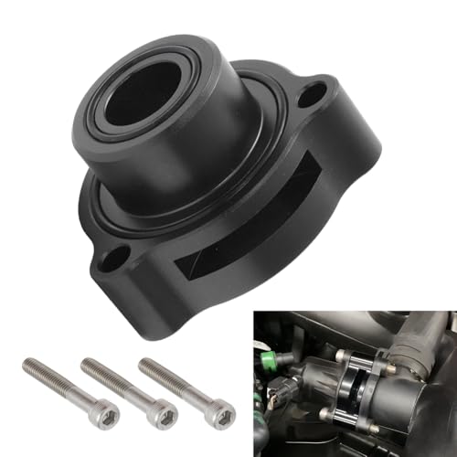 WIKIBB Blow Off Valve Adapter BOV Adapter Compatible with 2019+ Ford Mustang Bronco Explorer Ranger 2.3L 2.7L 3.0L EcoBoost Engine- CNC Billet Aluminum Black - Image 2