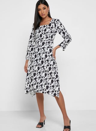 Asymmetrical Hem Abstract Print Dress - pzsku/Z73EE82C9B36EFBE808E1Z/45/_/1698926408/d8bbae87-cf2d-447a-a658-039f4be48555