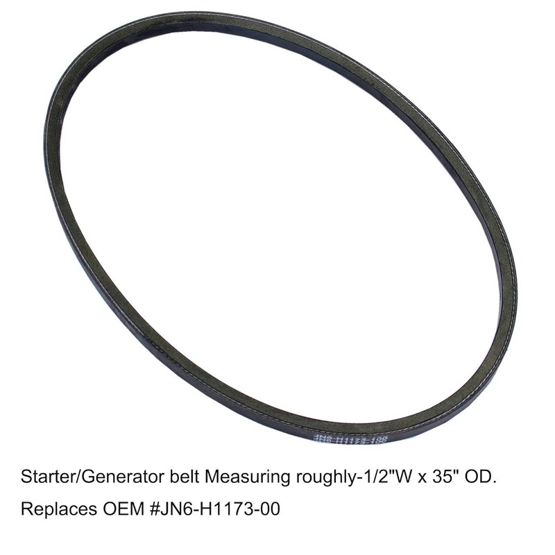 MOCW for Golf Cart Drive & Starter Generator Belt Replace for Yamaha G2, G5, G8, G9, G14 G16 G22 Drive Starter Belt Set Replace OE # J55-G6241-00, J55-H1173-00 - Image 5