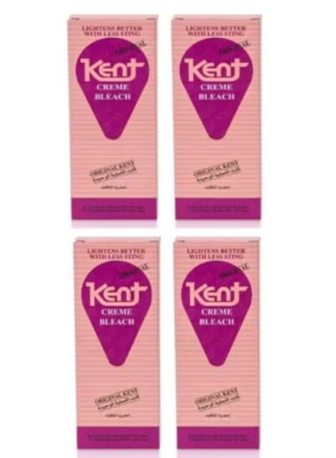 KENT 4Pcs of Kent Crème Bleach Kit (40 ml Bleaching Cream + 20 ml Activating Cream) - Image 1