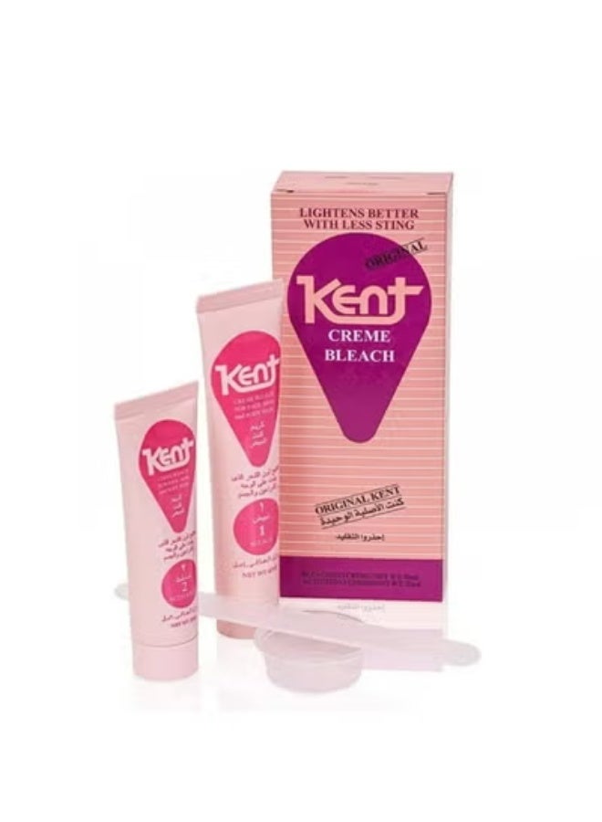 KENT 4Pcs of Kent Crème Bleach Kit (40 ml Bleaching Cream + 20 ml Activating Cream) - Image 2