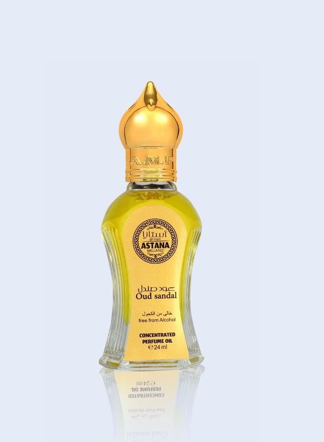 ASTANA MILLANO Oud Sandal Concentrated Perfume Oil, For Unisex Men and Women, 24ml - Image 2