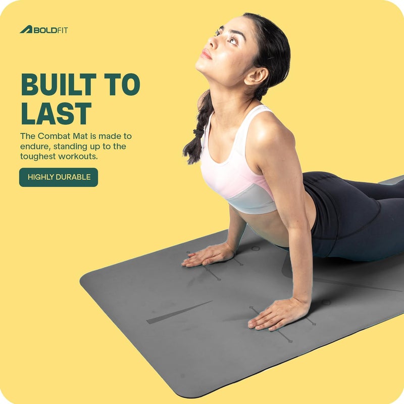 BOLDFIT Yoga Mat for Women & Men Anti-Slip Exercise Mat for Home Workout, Gym & Yoga – Durable, Lightweight & Sweat-Resistant - Image 4