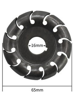 NIBEMINENT 12-Teeth Wood Polishing Shaping Wheel Black  - Image 2