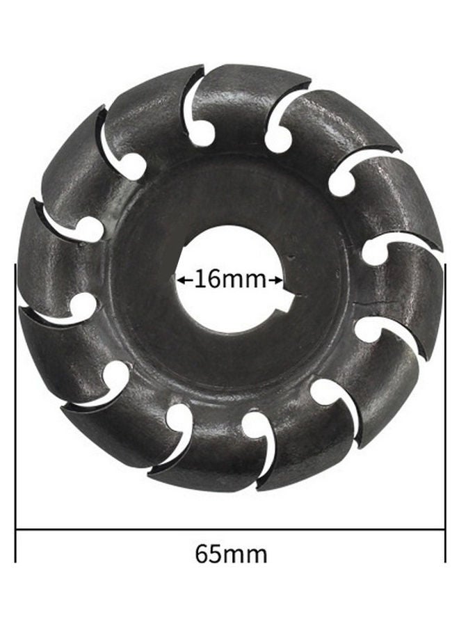 NIBEMINENT 12-Teeth Wood Polishing Shaping Wheel Black  - Image 2