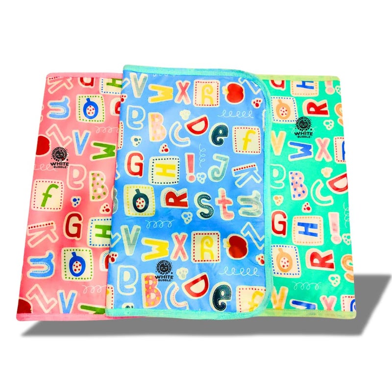 White Bubble White Bubble Lightweight Reusable Waterproof Baby Sheet 45x60cm 06 Months Hand Wash Only