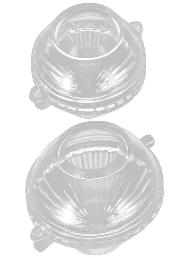 Sewroro 2pcs Floating Candle Molds Candle Making Moulds Soap Molds for DIY Round Floating Candles Disc - Image 1