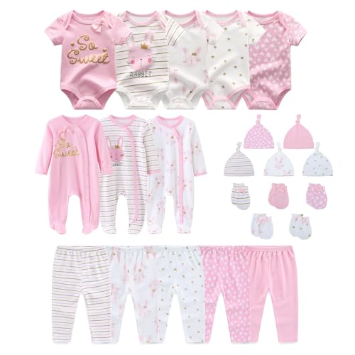 JELYLOVE Unisex Baby Boy Girl Clohtes Pants Sets 23 pack Cotton Casual New born Clothing Comfort Infant Birthday Outfit - Image 1
