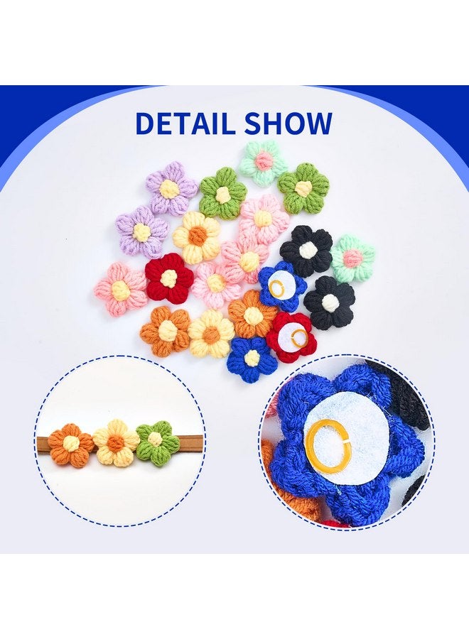 PET SHOW 10Pairs/Pack Flower Dog Hair Bows for Small Medium Dogs Yorkie Girl Boy Flower Bows with Rubber Band Doggies Cat Grooming Hair Accessories for Party Birthday - Image 3