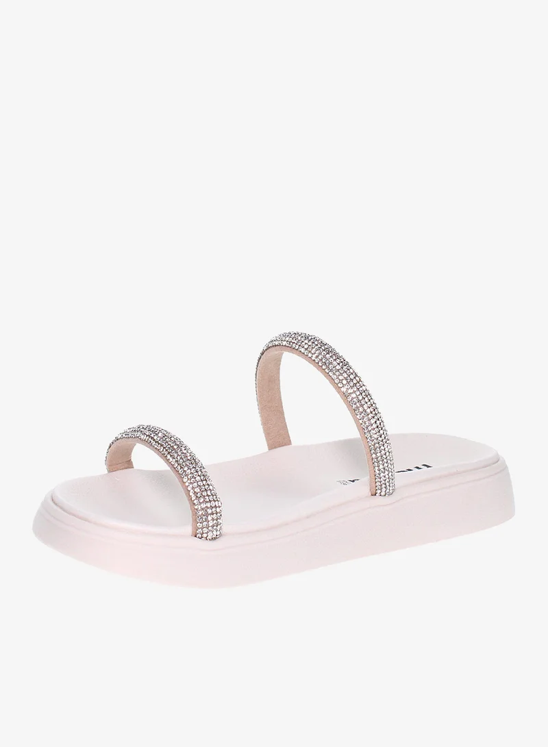 موليكا صنادل مسطحة للنساء - صنادل مسطحة أنيقة ونعال مسطحة مريحة للسيدات