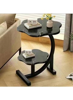 Y&D C Shaped End Table,Modern End Table in Living Room,Small Side Table for Couch,Space-Saving Home Decor End Table for Living Room  - Image 5