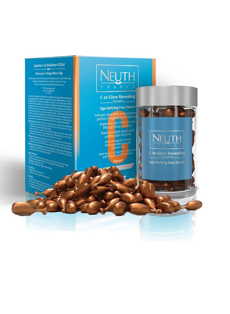 Neuth France C 20 Glow Revealing System Age Defying Face Serum 50 CAP