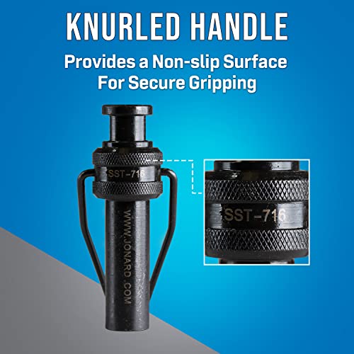 Jonard Tools Jonard SST-716 Security Shield Tool with Black Oxide Finish, For 7/16" Hex Shielded F Connectors - Image 5