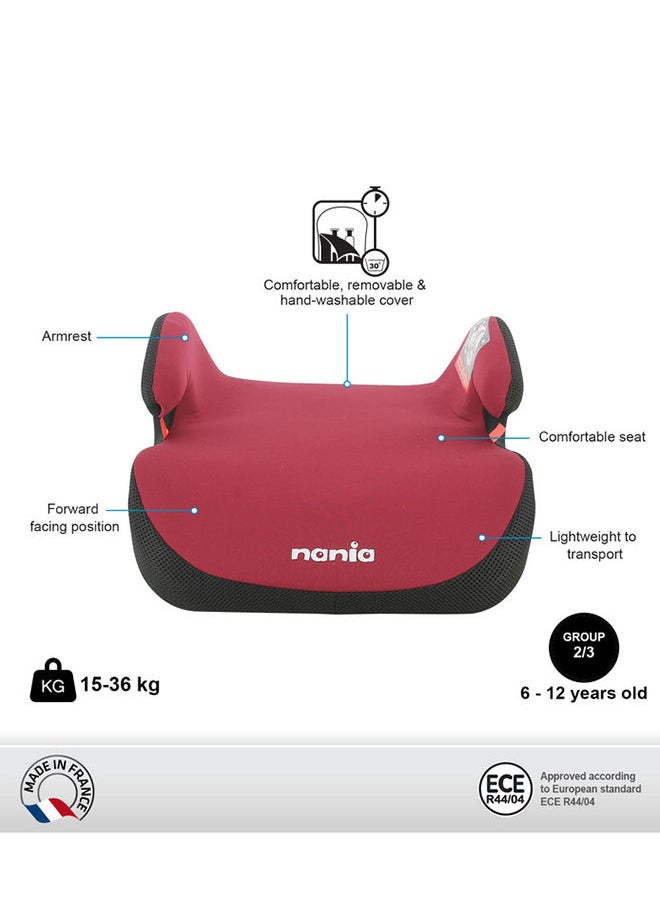 Nania - Topo Bordeau Baby Car Seat, Group 2,3 (15-36Kg), Suitable From 12 Months Suitable From 12 Months - Image 1