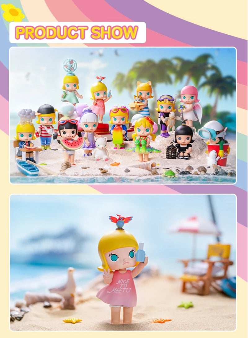 POP MART MOLLY My Childhood Series, Molly Blind Box Figures, Random Design Action Figures Collectible Toys Home Decorations, Holiday Birthday Gifts for Boys and Girls, Single Box - Image 3