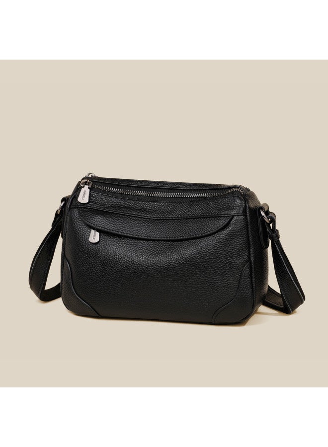 Comely Qixi Festival Gift】new Large Capacity Genuine Leather Crossbody Bag, Soft And Casual Cowhide Mother's Shoulder Bag For Women - Image 3