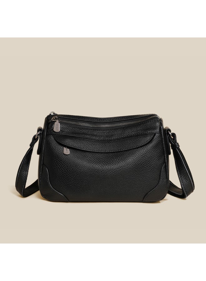 Comely Qixi Festival Gift】new Large Capacity Genuine Leather Crossbody Bag, Soft And Casual Cowhide Mother's Shoulder Bag For Women - Image 4