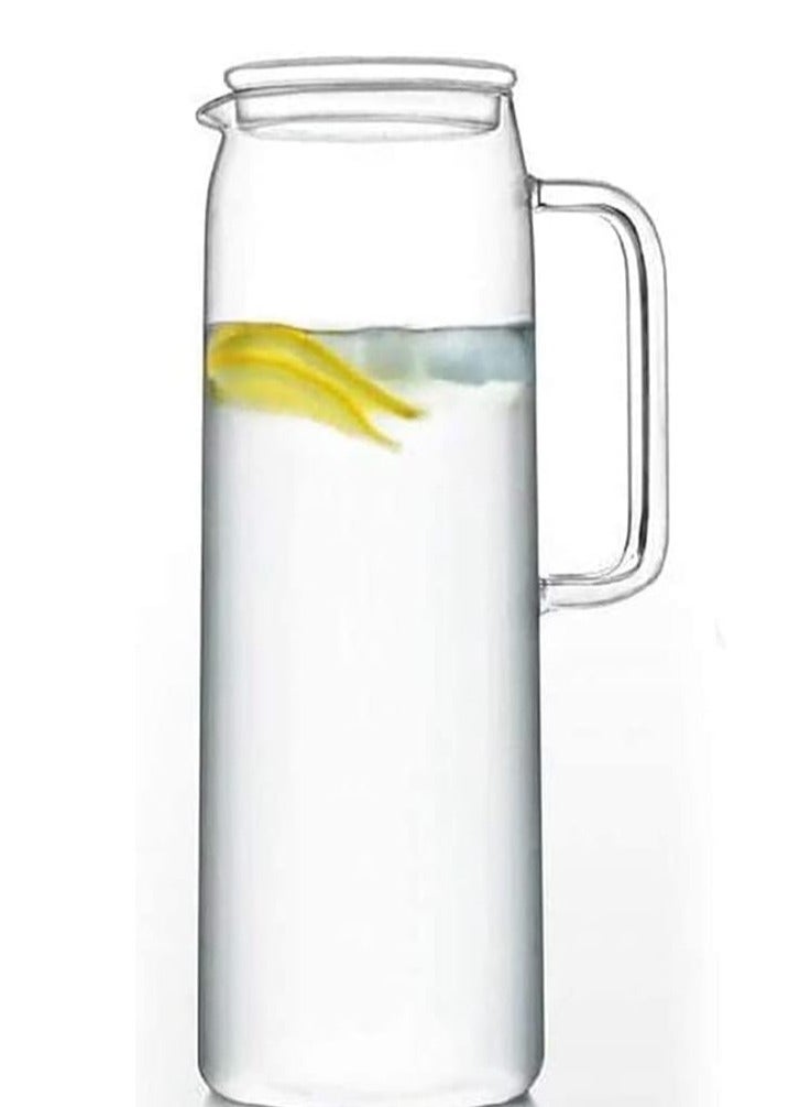 1Chase 1500 ML Borosilicated Glass Water Jug With Glass Lid - Image 1