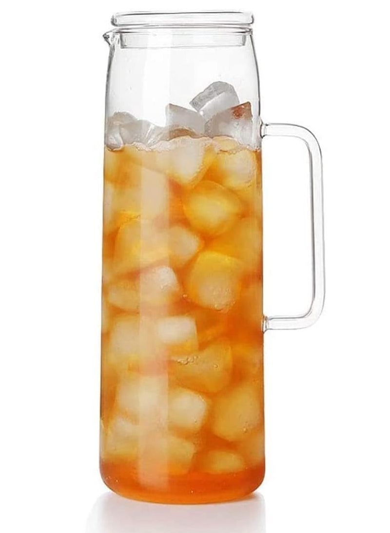 1Chase 1500 ML Borosilicated Glass Water Jug With Glass Lid - Image 2