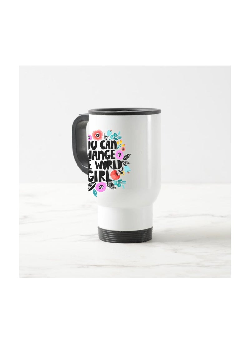 PRINTSHOP4ME International Womens Day Travel Mug–Insulated Stainless Steel Coffee Mug For Hot&Cold Drinks|Leak-Proof Travel Mug|Road Trips And Celebrate With Style  - Image 2