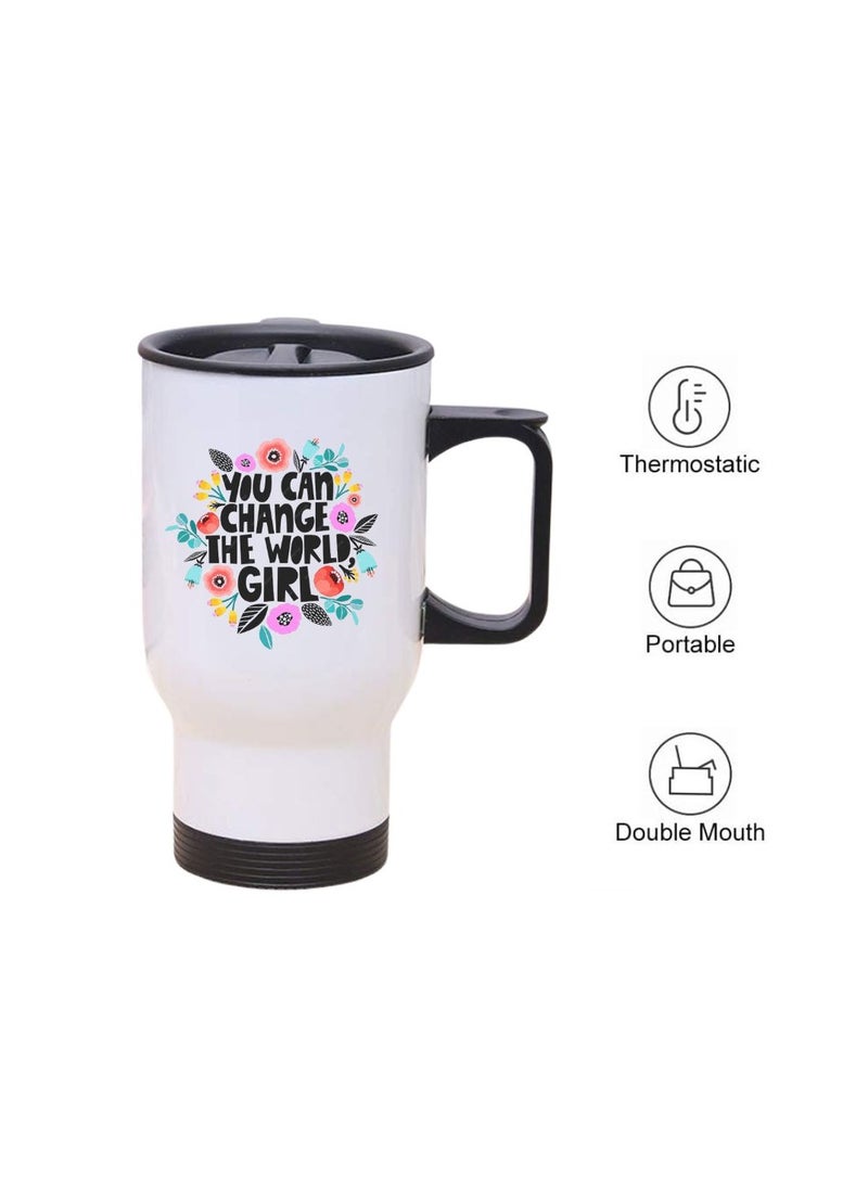 PRINTSHOP4ME International Womens Day Travel Mug–Insulated Stainless Steel Coffee Mug For Hot&Cold Drinks|Leak-Proof Travel Mug|Road Trips And Celebrate With Style  - Image 3