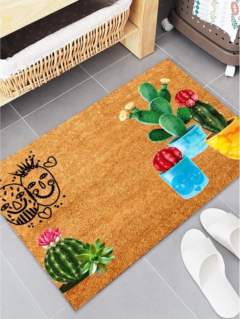 Esnature Cactus Patterned Door Mat 45X70 cm  - Image 3