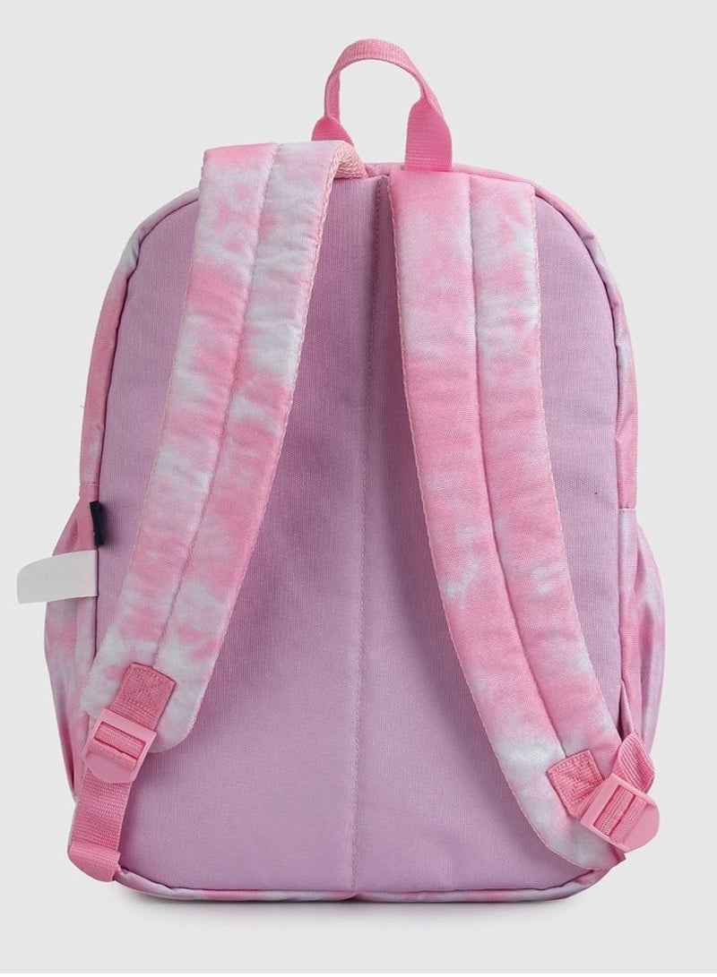 GAP-13379 Pink Batik Patterned Kids No6 Backpack - Image 3