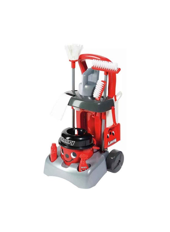 CASDON Henry Deluxe Cleaning Trolley Set (Red) - Image 5