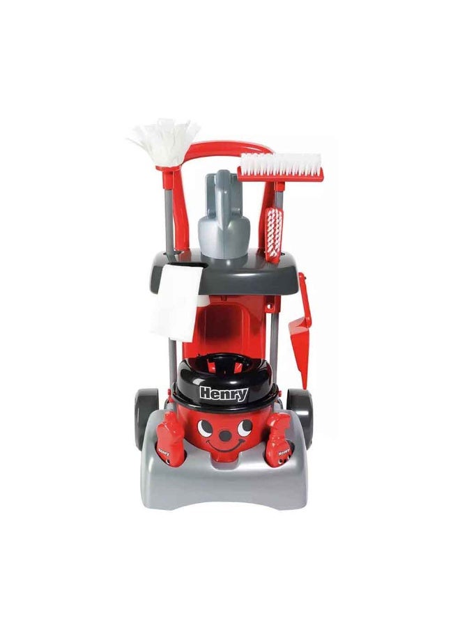 CASDON Henry Deluxe Cleaning Trolley Set (Red) - Image 2