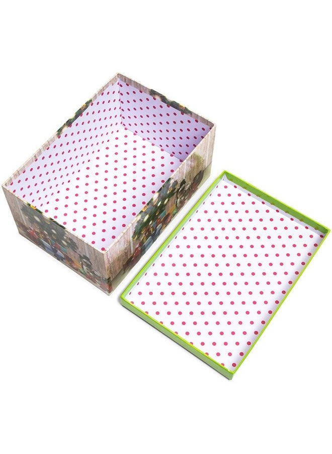 Bright Creations - 10 Pack Christmas Nesting Gift Boxes With Lids For Presents, Decorative Nested Holiday Gift Wrap, Get Creative With Festive And Fun Nesting Xmas Gift Boxes (10 Sizes), Green - Image 1