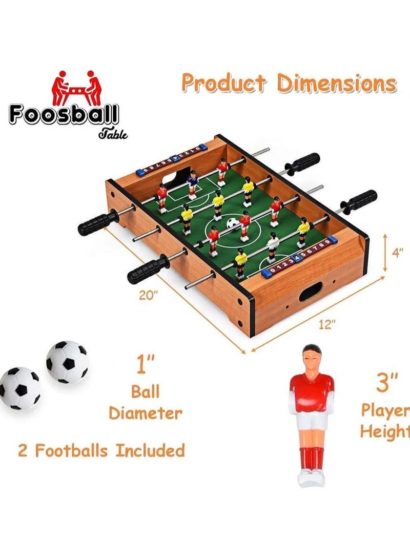 Generic Wooden Mid-Sized Football Table Soccer Game With 4 Rods Toys For All Age  - Image 3