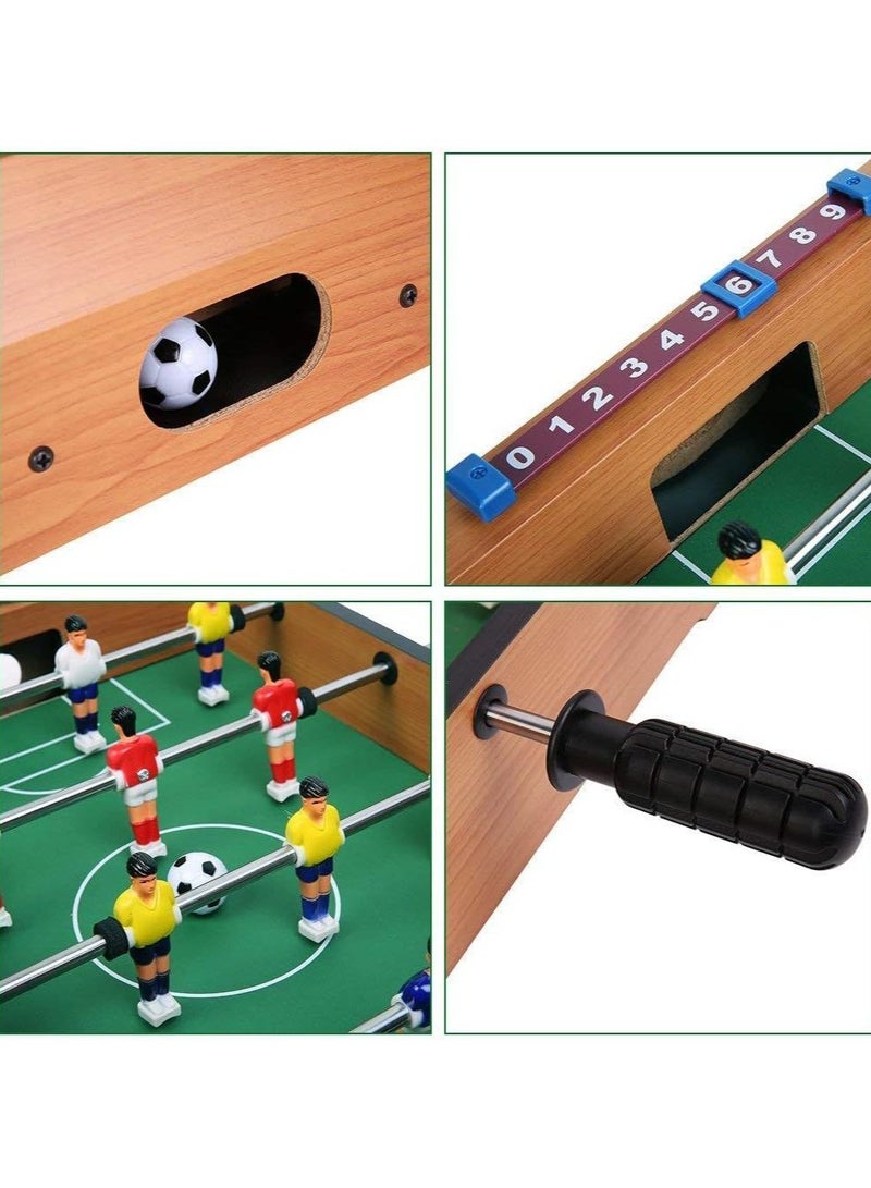 Generic Wooden Mid-Sized Football Table Soccer Game With 4 Rods Toys For All Age  - Image 5