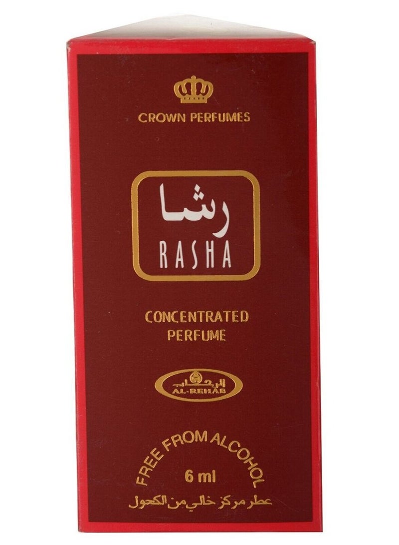 CROWN PRINCE Al Rehab Pack of 6 Rasha Concentrated Perfume Oil 6ml - Image 3