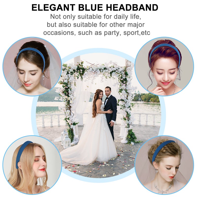 2pcs Dark Women Headband Cloth Art Hair For Women Girls Fashion Hair Hoop - Image 3