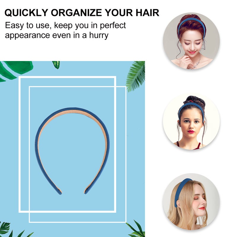 2pcs Dark Women Headband Cloth Art Hair For Women Girls Fashion Hair Hoop - Image 4