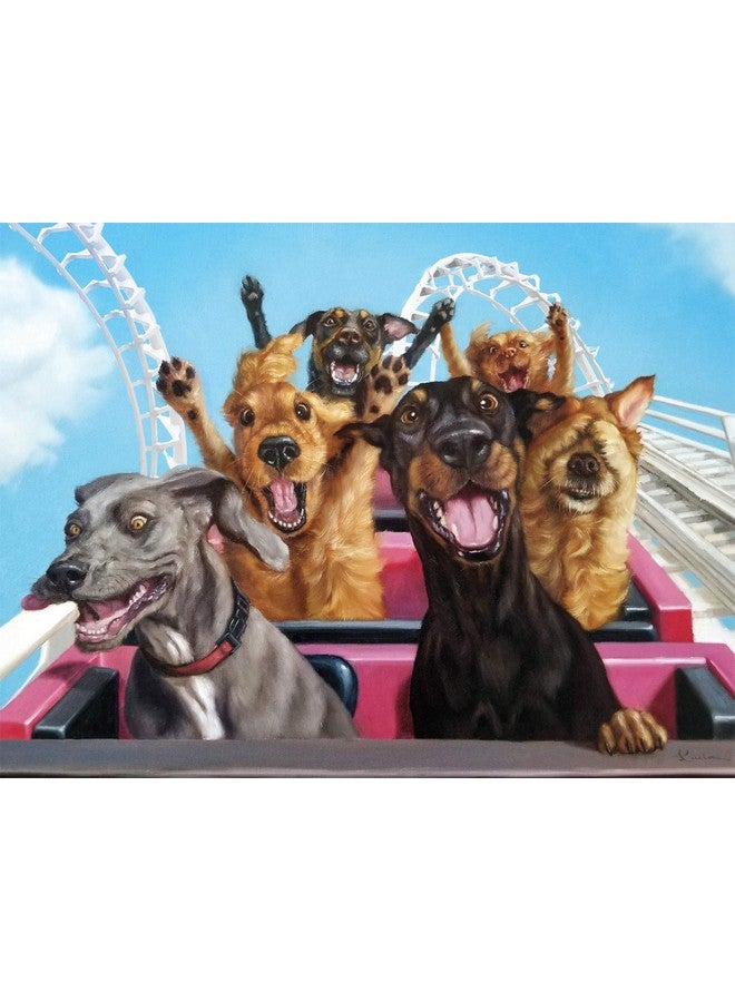 Buffalo Games Fun At The Amusement Bark 750 Piece Jigsaw Puzzle Black - Image 2