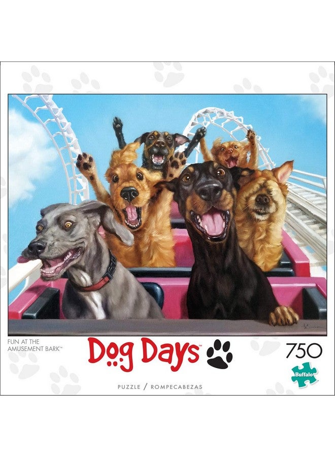 Buffalo Games Fun At The Amusement Bark 750 Piece Jigsaw Puzzle Black - Image 3