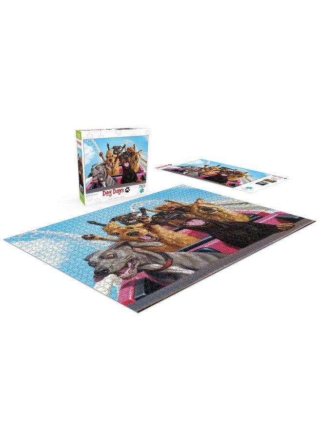 Buffalo Games Fun At The Amusement Bark 750 Piece Jigsaw Puzzle Black - Image 5