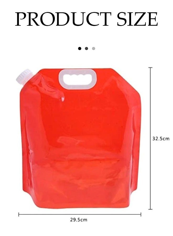 Loquat 5L Foldable Portable Water Bag Portable Camping Water Storage Container Outdoor Hiking Picnic Barbecue Folding Water Bag for Hiking BBQ Sport Picnic Festivals - Image 4