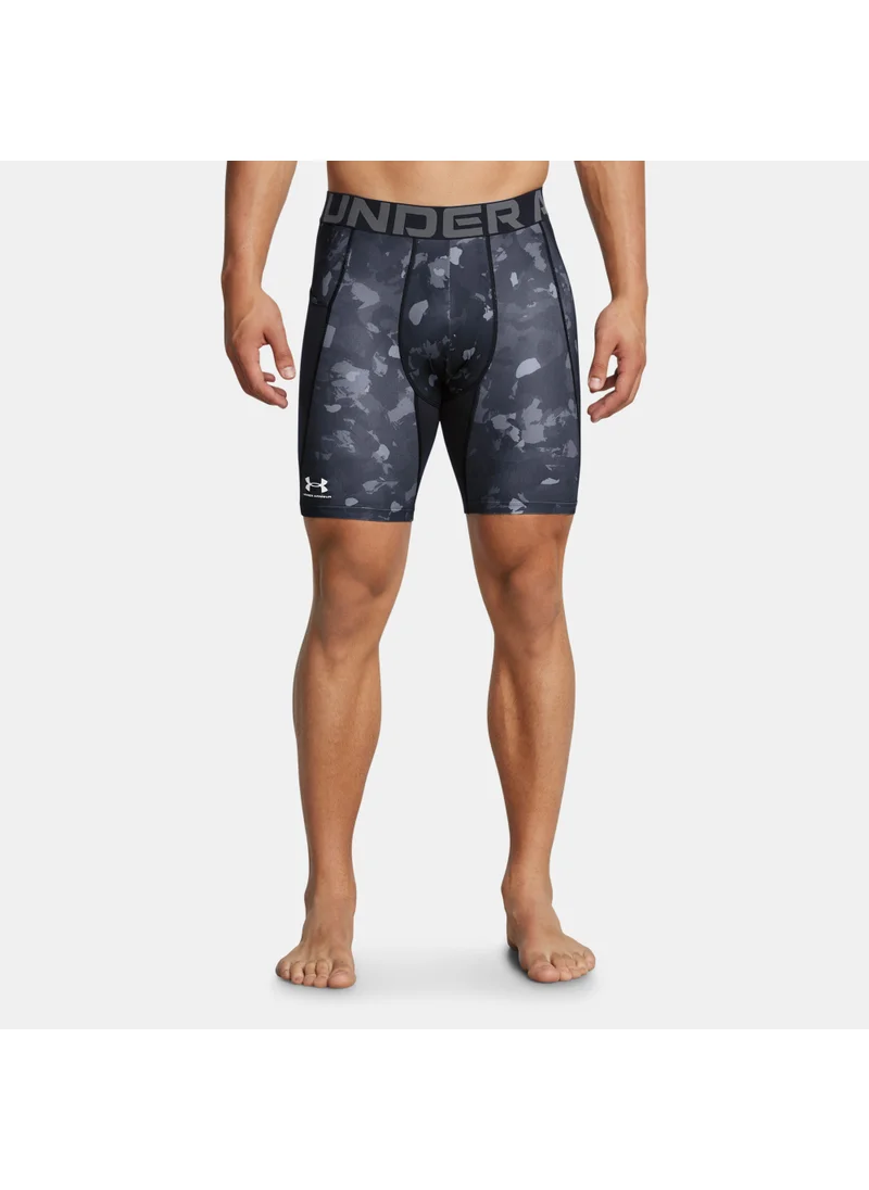 UNDER ARMOUR Men's HeatGear Printed Training Compression Shorts