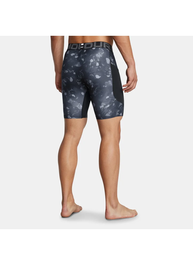 UNDER ARMOUR Men's HeatGear Printed Training Compression Shorts
