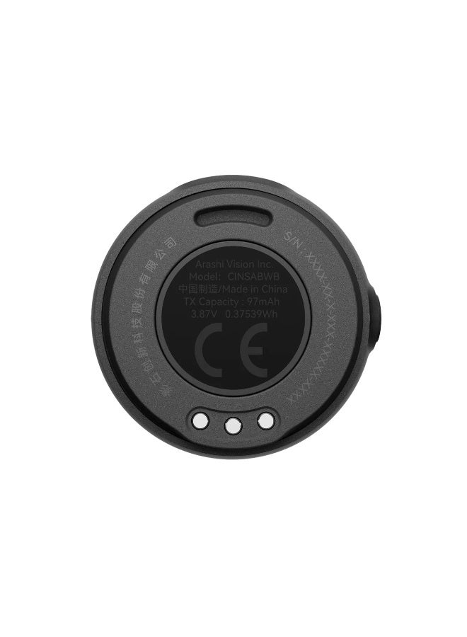 Insta360 Mic Air, 7.9g Ultra Lightweight Compact Transmitter, 10Hrs Battery Life, Omnidirectional, Crystal-Clear Audio, 300m Wireless Range, Magnetic Clip-On & Pendant, for X5 & Ace Pro 2 - Black - Image 2